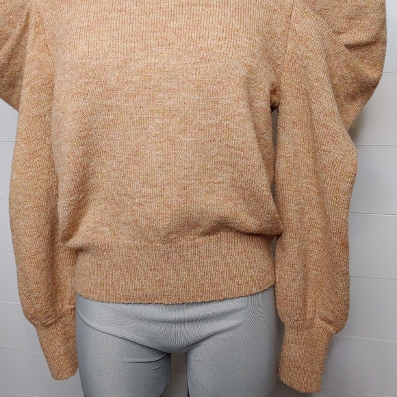 Astr Nicola puff sleeve sweater M - Picture 4 of 10